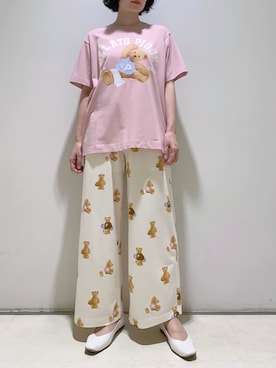 「リラックス」｜gelato piqueさん（レディース・155cm）の夏コーディネート