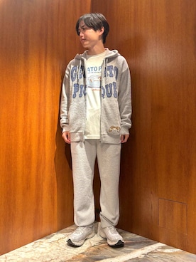 「アイテム（ルームウェア/パジャマ）」を使った、gelato piqueさん（メンズ・163cm）の冬コーディネート