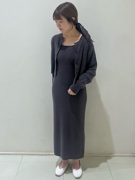 「アイテム（その他ルームウェア、グレー系）」を使った、gelato piqueさん（レディース・158cm）の夏コーディネート