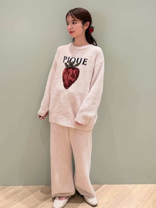 ストロベリーヘアクリップ（その他ルームウェア）｜gelato pique