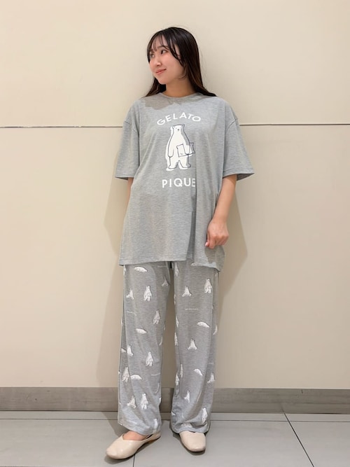 IFMC.】【HOMME】ワンポイントTシャツ（ルームウェア/パジャマ