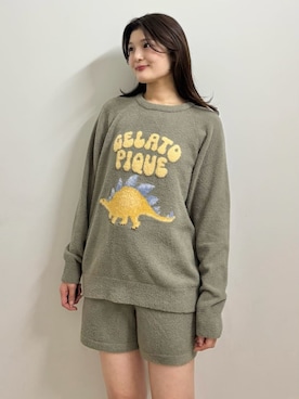「アイテム（ルームウェア/パジャマ）」を使った、gelato piqueさん（レディース・164cm）の冬コーディネート