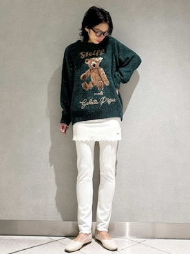 「アイテム（ルームウェア/パジャマ）」を使った、gelato piqueさん（レディース・168cm）の冬コーディネート