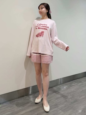 「アイテム（その他ルームウェア）」を使った、gelato piqueさん（レディース・158cm）の秋コーディネート