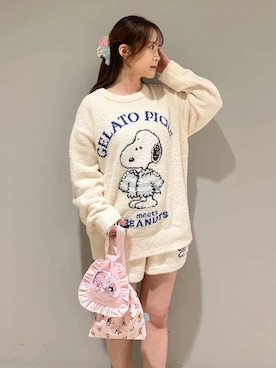 「アイテム（その他ルームウェア）」を使った、gelato piqueさん（レディース・157cm）の秋コーディネート