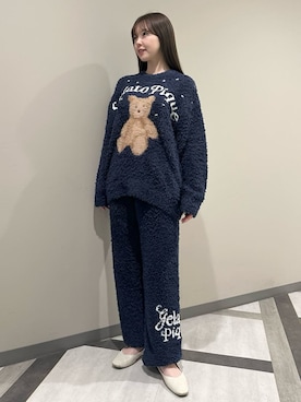 「アイテム（ルームウェア）」を使った、gelato piqueさん（レディース・158cm）の秋コーディネート