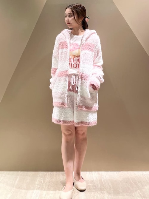 ジェラートランダムボーダーショートパンツ（ルームウェア/パジャマ