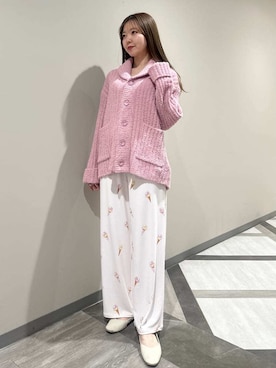 「アイテム（ルームウェア/パジャマ）」を使った、gelato piqueさん（レディース・158cm）の冬コーディネート