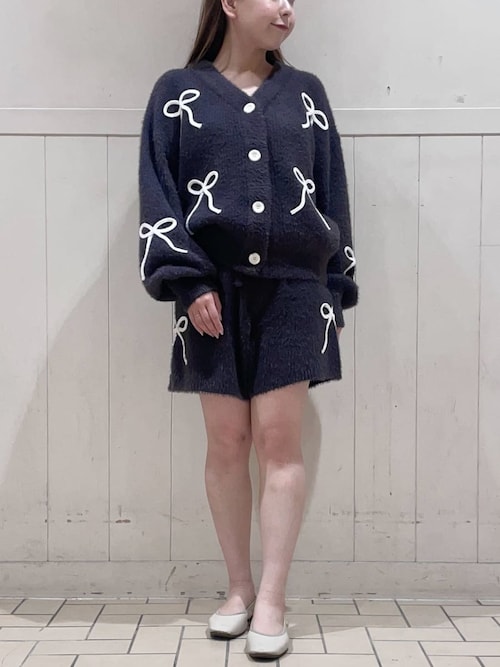 リボンフェザーショートパンツ（ルームウェア/パジャマ）｜gelato