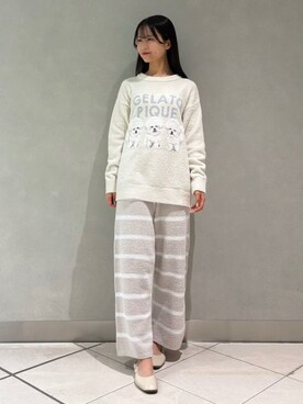 「アイテム（ルームウェア/パジャマ）」を使った、gelato piqueさん（レディース・160cm）の秋コーディネート