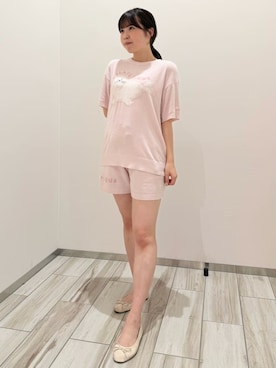 「アイテム（ルームウェア/パジャマ）」を使った、gelato piqueさん（レディース・165cm）の夏コーディネート