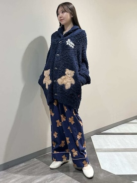 「アイテム（ルームウェア）」を使った、gelato piqueさん（レディース・158cm）の秋コーディネート