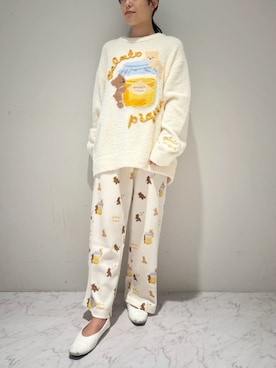 「アイテム（ルームウェア）」を使った、gelato piqueさん（レディース・150cm）の夏コーディネート