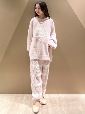 「アイテム（ルームウェア/パジャマ）」を使った、gelato piqueさん（レディース・150cm）の冬コーディネート