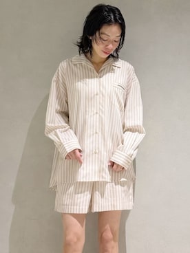 「アイテム（ルームウェア/パジャマ）」を使った、gelato piqueさん（レディース・168cm）の冬コーディネート