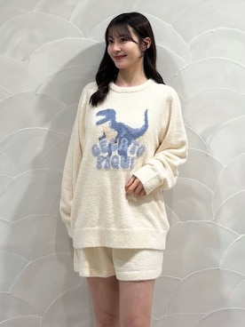 「アイテム（ルームウェア/パジャマ）」を使った、gelato piqueさん（レディース・154cm）の冬コーディネート