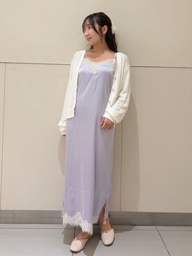「アイテム（ルームウェア/パジャマ、パープル系）」を使った、gelato piqueさん（レディース・158cm）の夏コーディネート