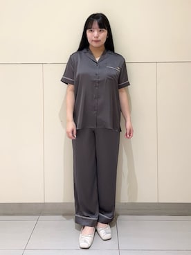 「アイテム（ルームウェア）」を使った、gelato piqueさん（レディース・155cm）の夏コーディネート