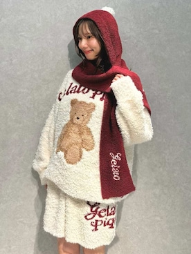 「アイテム（ルームウェア）」を使った、gelato piqueさん（レディース・156cm）の秋コーディネート