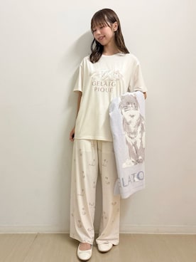 「アイテム（ブランケット）」を使った、gelato piqueさん（レディース・161cm）の夏コーディネート