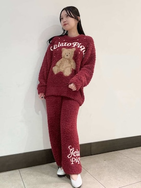 「アイテム（ルームウェア/パジャマ）」を使った、gelato piqueさん（レディース・158cm）の秋コーディネート