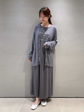 「アイテム（ルームウェア/パジャマ）」を使った、gelato piqueさん（レディース・157cm）の秋コーディネート