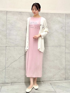 「アイテム（ルームウェア）」を使った、gelato piqueさん（レディース・166cm）の秋コーディネート