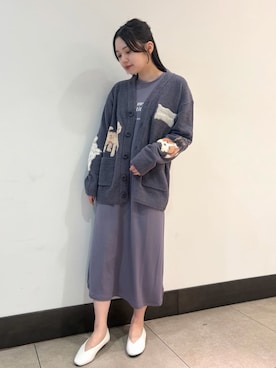 「アイテム（ルームウェア/パジャマ）」を使った、gelato piqueさん（レディース・158cm）の冬コーディネート