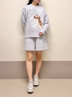 「アイテム（ルームウェア）」を使った、gelato piqueさん（レディース・151cm）の秋コーディネート