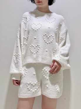 「アイテム（ルームウェア）」を使った、gelato piqueさん（レディース・155cm）の秋コーディネート