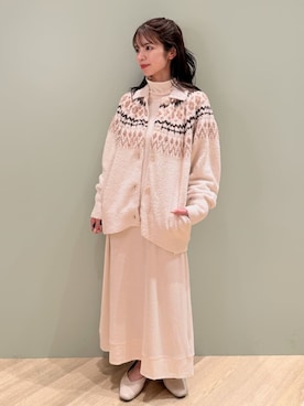 「アイテム（ルームウェア）」を使った、gelato piqueさん（レディース・156cm）の秋コーディネート