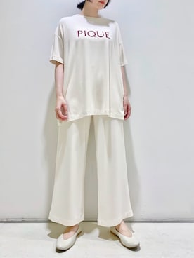「アイテム（ルームウェア）」を使った、gelato piqueさん（レディース・155cm）の夏コーディネート