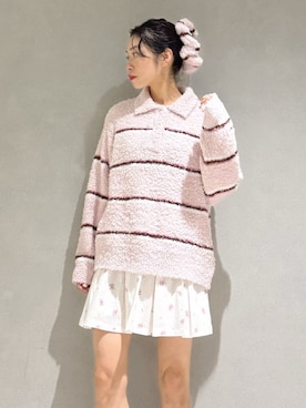 「アイテム（シュシュ）」を使った、gelato piqueさん（レディース・168cm）の秋コーディネート