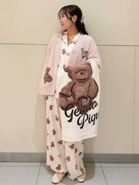 「アイテム（ブランケット）」を使った、gelato piqueさん（レディース・158cm）の秋コーディネート