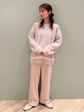 「アイテム（ルームウェア/パジャマ）」を使った、gelato piqueさん（レディース・156cm）の冬コーディネート