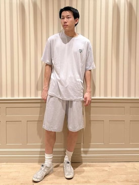 「アイテム（ルームウェア）」を使った、gelato piqueさん（メンズ・175cm）の春コーディネート