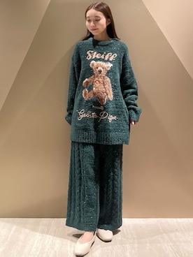 「アイテム（ルームウェア）」を使った、gelato piqueさん（レディース・150cm）の冬コーディネート