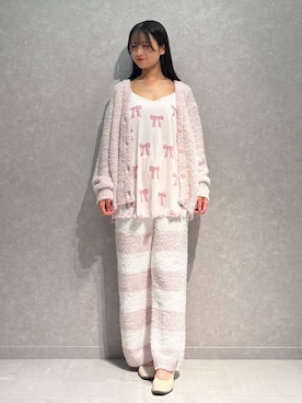 「アイテム（ルームウェア）」を使った、gelato piqueさん（レディース・160cm）の秋コーディネート