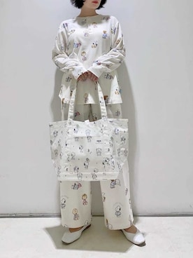 「アイテム（マタニティウェア/グッズ）」を使った、gelato piqueさん（レディース・155cm）の秋コーディネート