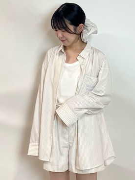 「アイテム（ルームウェア）」を使った、gelato piqueさん（レディース・158cm）の夏コーディネート
