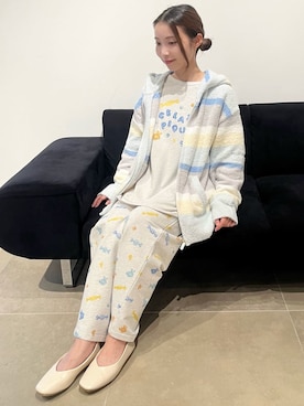 「アイテム（ルームウェア/パジャマ）」を使った、gelato piqueさん（レディース・150cm）の秋コーディネート