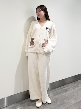 「アイテム（ルームウェア）」を使った、gelato piqueさん（レディース・158cm）の秋コーディネート