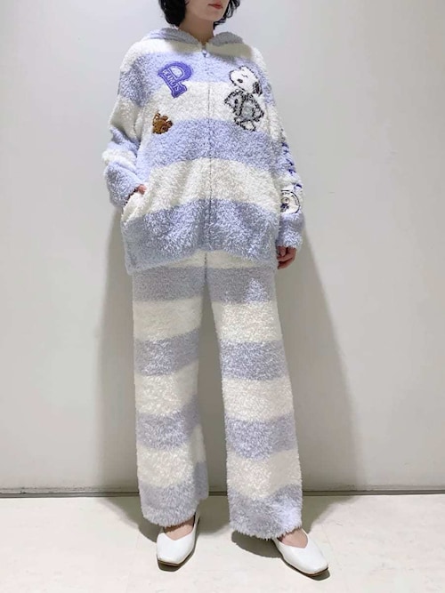 セール】【PEANUTS】【UNISEX】オリジナルアート ジャガードパーカ