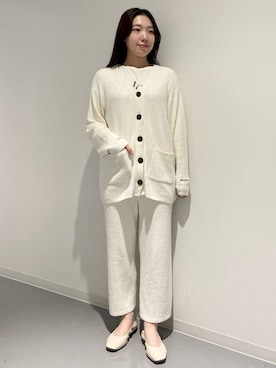 「アイテム（ルームウェア）」を使った、gelato piqueさん（レディース・162cm）の秋コーディネート