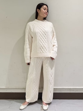 「アイテム（ルームウェア/パジャマ）」を使った、gelato piqueさん（レディース・160cm）の冬コーディネート