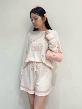 「アイテム（ヘアピン）」を使った、gelato piqueさん（レディース・158cm）の夏コーディネート