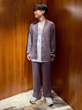 「アイテム（ルームウェア）」を使った、gelato piqueさん（メンズ・163cm）の秋コーディネート