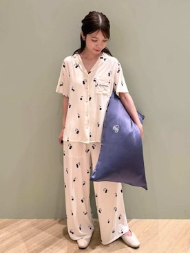 「アイテム（ルームウェア）」を使った、gelato piqueさん（レディース・156cm）の夏コーディネート