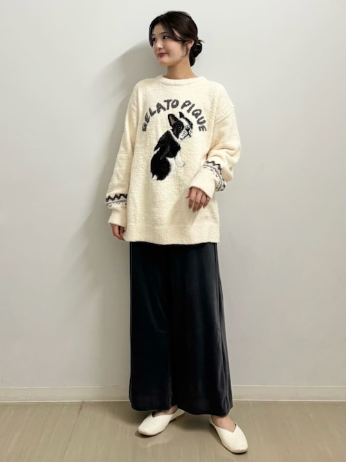 セール】【HOMME】パウダーDOGジャガードプルオーバー（ルームウェア