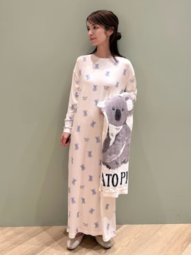 「アイテム（ルームウェア）」を使った、gelato piqueさん（レディース・156cm）の夏コーディネート